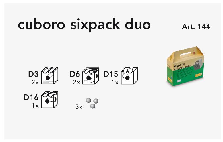 cuboro sixpack duo Kasteninhalt